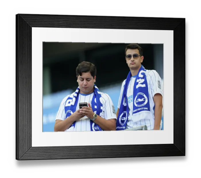Framed Print : Brighton and Hove Albion v Roma Premier League 08AUG26 Framed Print : Brighton and Hove Albion v Roma Premier League 08AUG26
