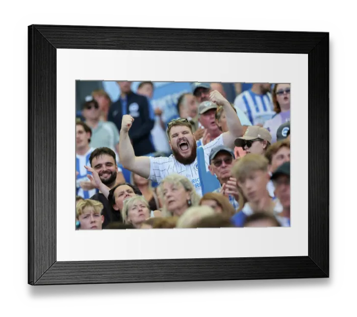 Framed Print : Brighton and Hove Albion v Roma Premier League 08AUG26 Framed Print : Brighton and Hove Albion v Roma Premier League 08AUG26