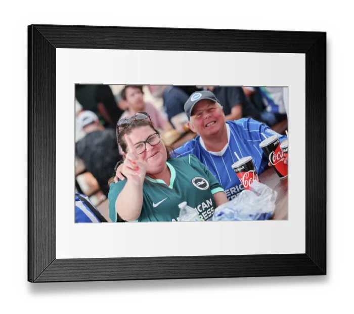 Framed Print : Brighton and Hove Albion v Roma Premier League 08AUG26 Framed Print : Brighton and Hove Albion v Roma Premier League 08AUG26
