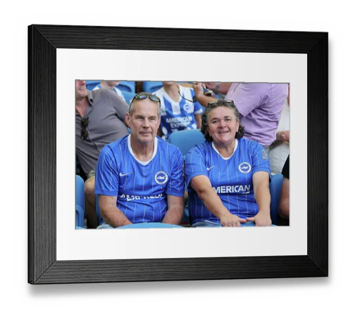 Framed Print : Brighton and Hove Albion v Roma Premier League 08AUG26 Framed Print : Brighton and Hove Albion v Roma Premier League 08AUG26