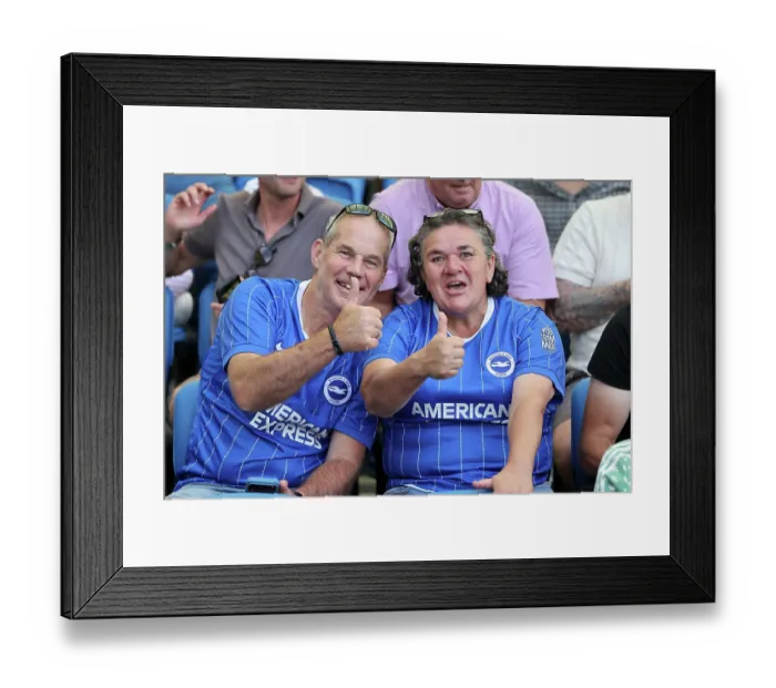 Framed Print : Brighton and Hove Albion v Roma Premier League 08AUG26 Framed Print : Brighton and Hove Albion v Roma Premier League 08AUG26