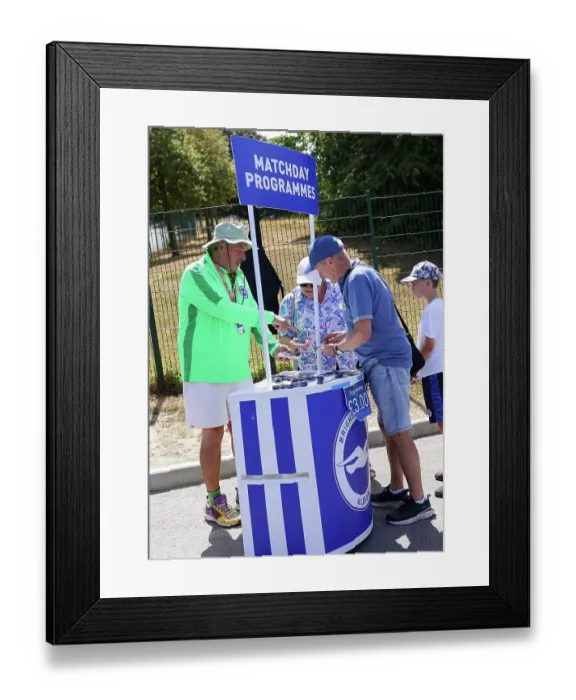 Framed Print : Brighton and Hove Albion v Roma Premier League 08AUG26 Framed Print : Brighton and Hove Albion v Roma Premier League 08AUG26