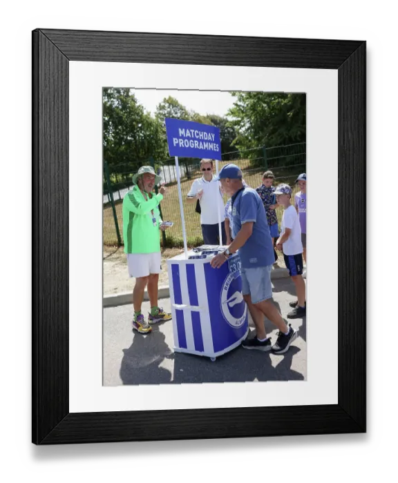 Framed Print : Brighton and Hove Albion v Roma Premier League 08AUG26 Framed Print : Brighton and Hove Albion v Roma Premier League 08AUG26