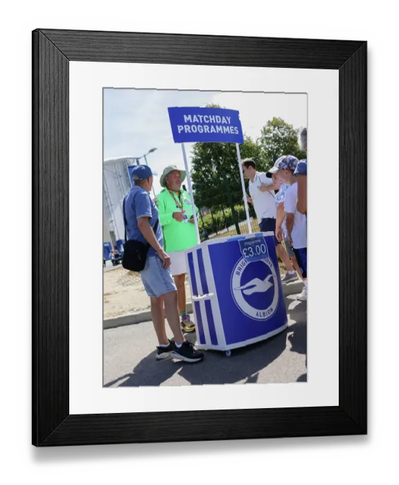 Framed Print : Brighton and Hove Albion v Roma Premier League 08AUG26 Framed Print : Brighton and Hove Albion v Roma Premier League 08AUG26