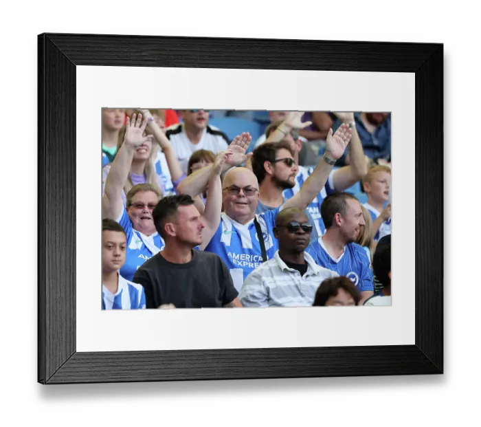 Framed Print : Brighton and Hove Albion v Roma Premier League 08AUG26 Framed Print : Brighton and Hove Albion v Roma Premier League 08AUG26