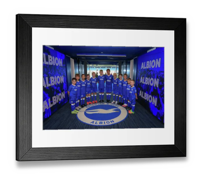 Framed Print : Brighton and Hove Albion v Roma Premier League 08AUG26