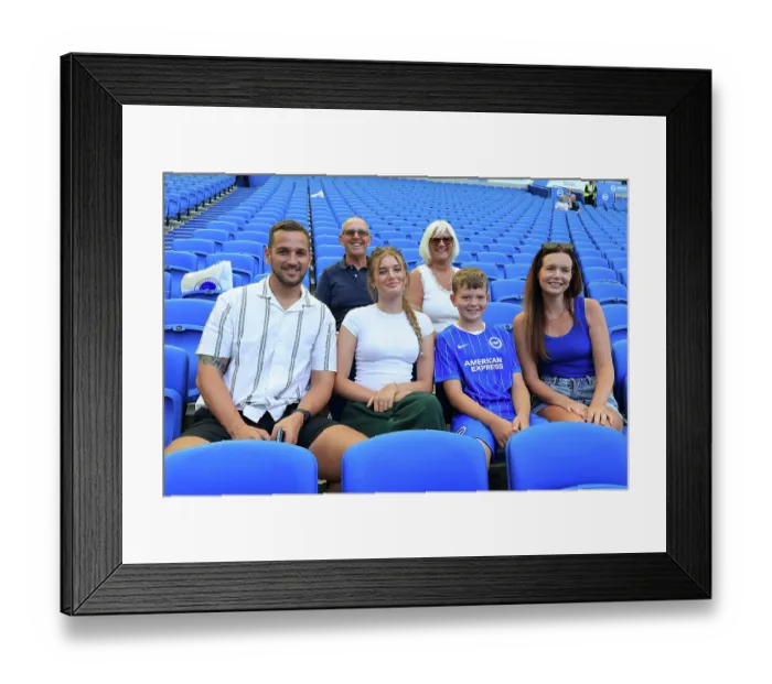 Framed Print : Brighton and Hove Albion v Roma Premier League 08AUG26