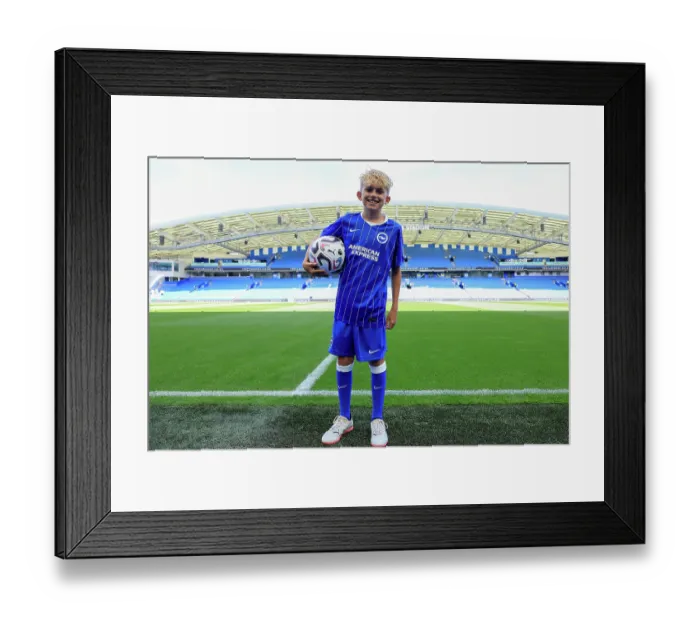Framed Print : Brighton and Hove Albion v Roma Premier League 08AUG26 Framed Print : Brighton and Hove Albion v Roma Premier League 08AUG26
