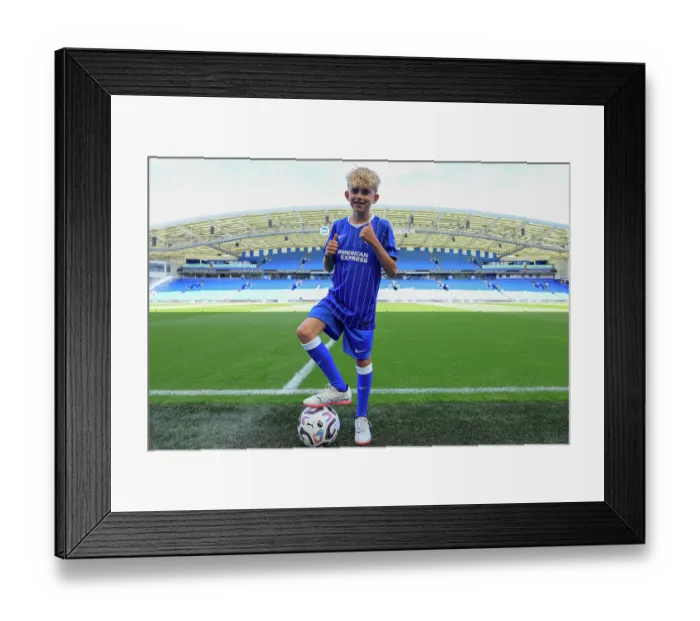 Framed Print : Brighton and Hove Albion v Roma Premier League 08AUG26 Framed Print : Brighton and Hove Albion v Roma Premier League 08AUG26