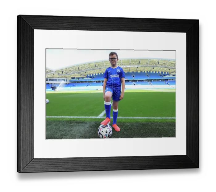 Framed Print : Brighton and Hove Albion v Roma Premier League 08AUG26