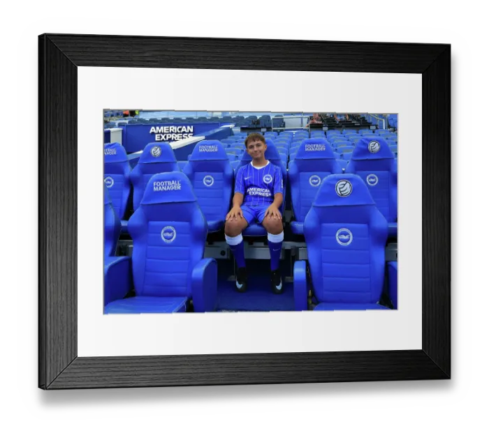 Framed Print : Brighton and Hove Albion v Roma Premier League 08AUG26