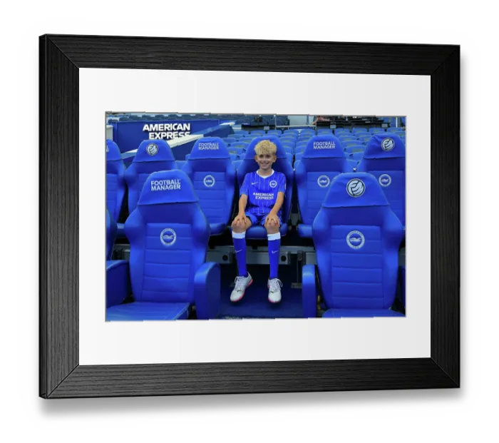 Framed Print : Brighton and Hove Albion v Roma Premier League 08AUG26