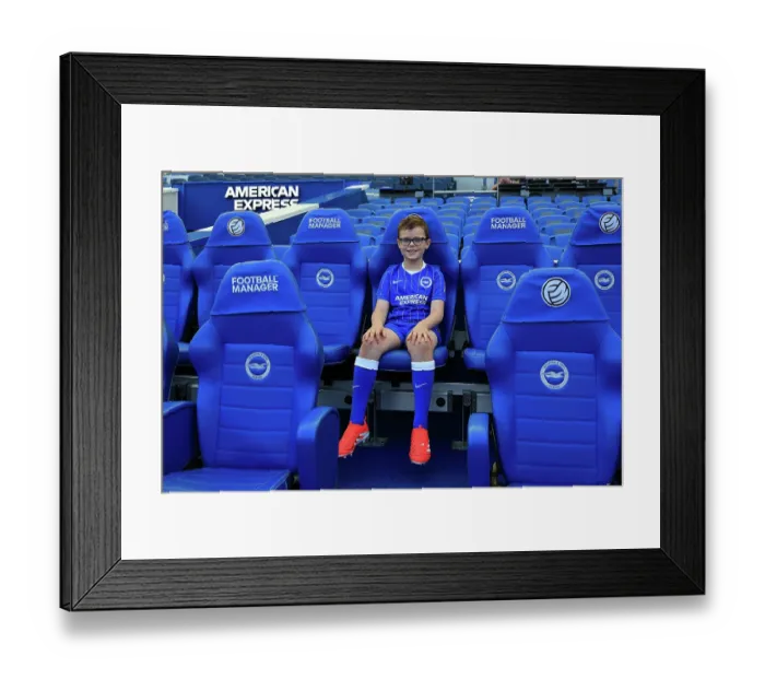 Framed Print : Brighton and Hove Albion v Roma Premier League 08AUG26 Framed Print : Brighton and Hove Albion v Roma Premier League 08AUG26