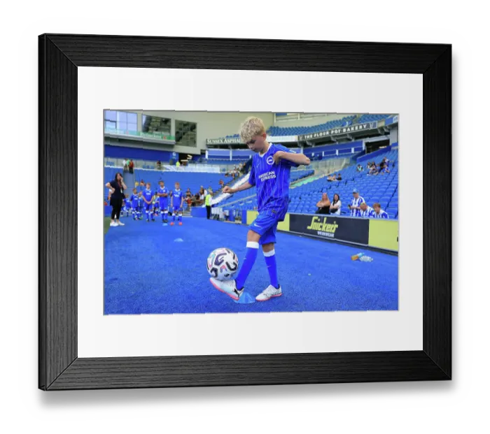 Framed Print : Brighton and Hove Albion v Roma Premier League 08AUG26