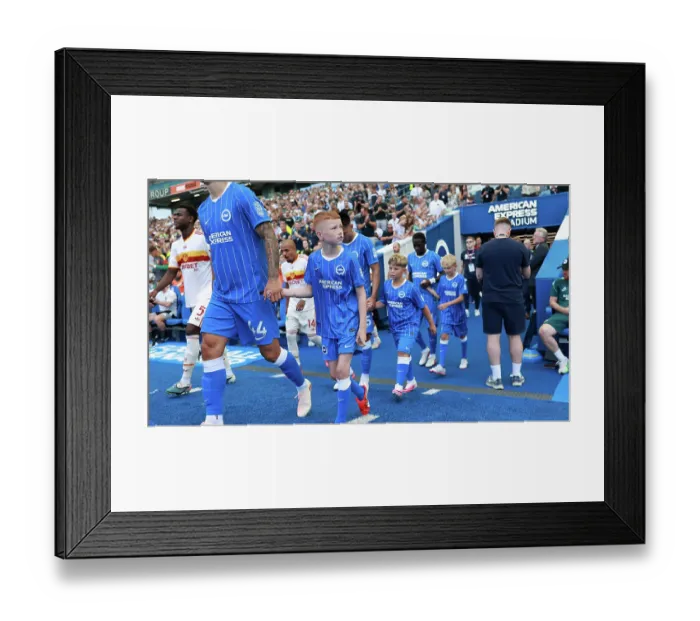 Framed Print : Brighton and Hove Albion v Roma Premier League 08AUG26 Framed Print : Brighton and Hove Albion v Roma Premier League 08AUG26