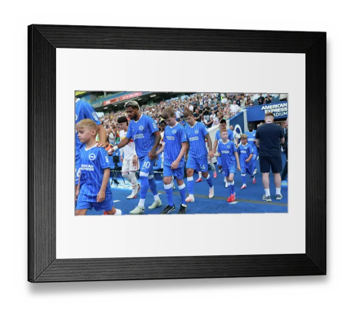 Framed Print : Brighton and Hove Albion v Roma Premier League 08AUG26 Framed Print : Brighton and Hove Albion v Roma Premier League 08AUG26