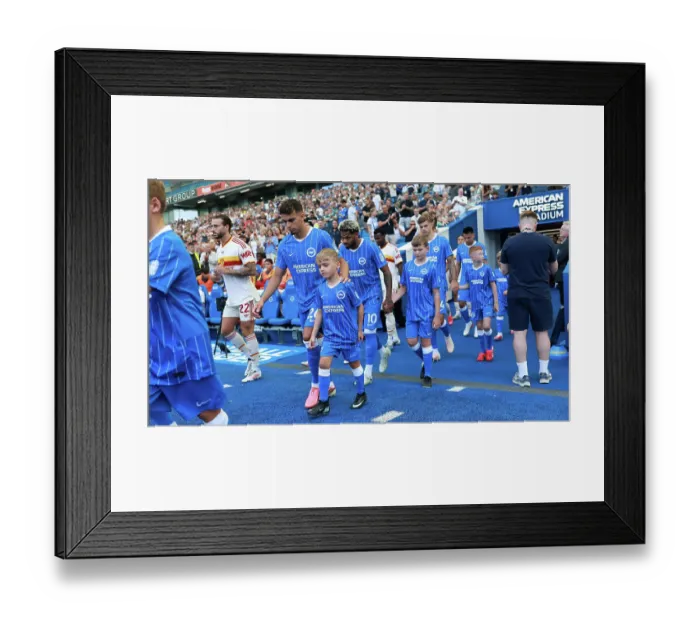 Framed Print : Brighton and Hove Albion v Roma Premier League 08AUG26 Framed Print : Brighton and Hove Albion v Roma Premier League 08AUG26