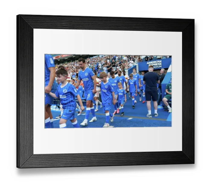 Framed Print : Brighton and Hove Albion v Roma Premier League 08AUG26 Framed Print : Brighton and Hove Albion v Roma Premier League 08AUG26