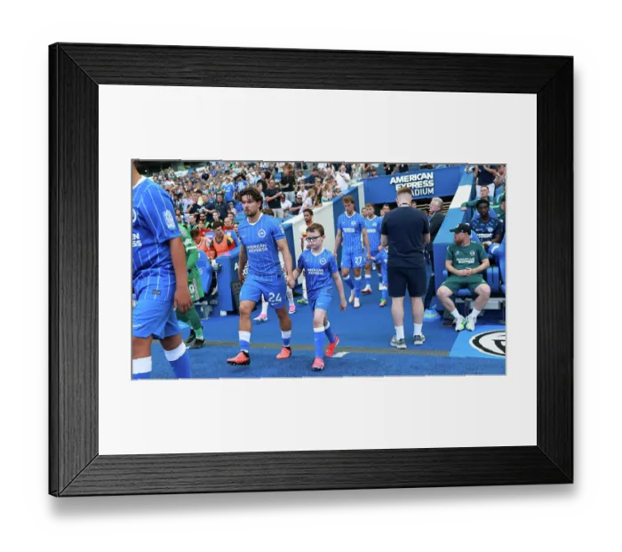 Framed Print : Brighton and Hove Albion v Roma Premier League 08AUG26