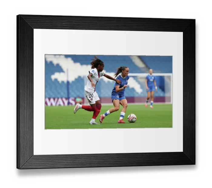 Framed Print : Brighton and Hove Albion Women v PSG Women Pre Season friendly 09AUG26 Framed Print : Brighton and Hove Albion Women v PSG Women Pre Season friendly 09AUG26