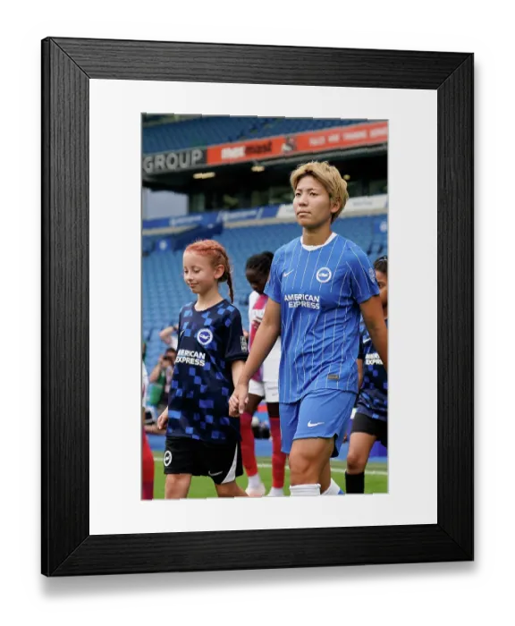 Framed Print : Brighton and Hove Albion Women v PSG Women Pre Season friendly 09AUG26