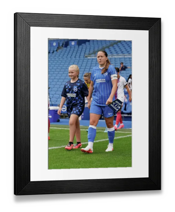 Framed Print : Brighton and Hove Albion Women v PSG Women Pre Season friendly 09AUG26