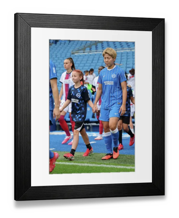 Framed Print : Brighton and Hove Albion Women v PSG Women Pre Season friendly 09AUG26 Framed Print : Brighton and Hove Albion Women v PSG Women Pre Season friendly 09AUG26