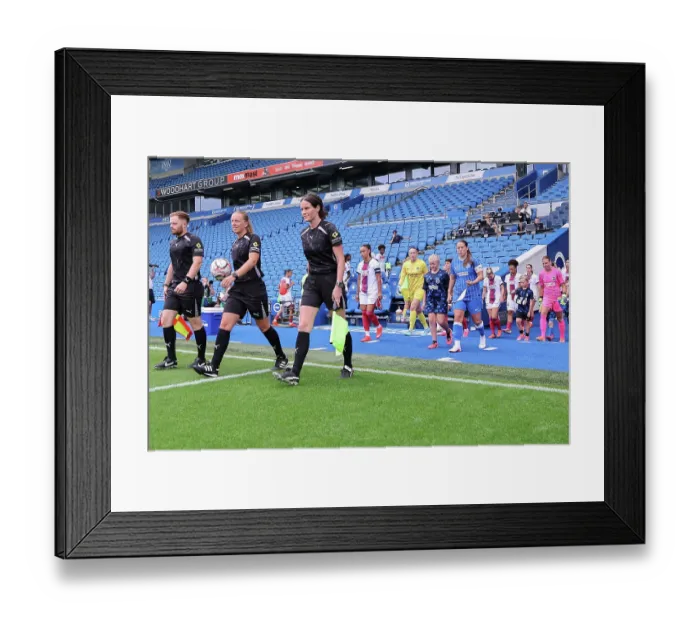 Framed Print : Brighton and Hove Albion Women v PSG Women Pre Season friendly 09AUG26 Framed Print : Brighton and Hove Albion Women v PSG Women Pre Season friendly 09AUG26