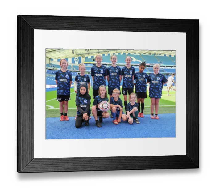 Framed Print : Brighton and Hove Albion Women v PSG Women Pre Season friendly 09AUG26