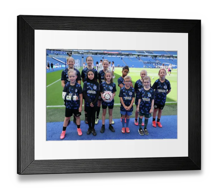 Framed Print : Brighton and Hove Albion Women v PSG Women Pre Season friendly 09AUG26 Framed Print : Brighton and Hove Albion Women v PSG Women Pre Season friendly 09AUG26