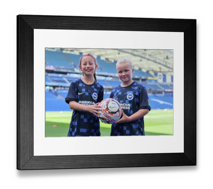 Framed Print : Brighton and Hove Albion Women v PSG Women Pre Season friendly 09AUG26