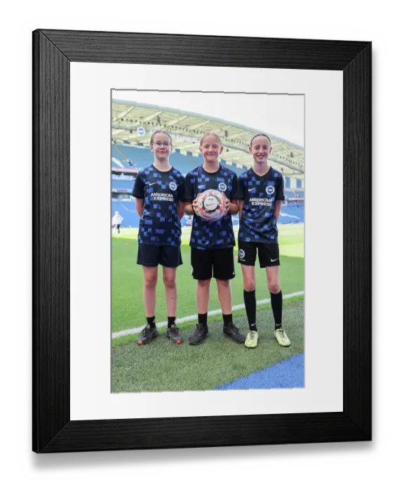 Framed Print : Brighton and Hove Albion Women v PSG Women Pre Season friendly 09AUG26