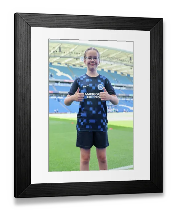Framed Print : Brighton and Hove Albion Women v PSG Women Pre Season friendly 09AUG26
