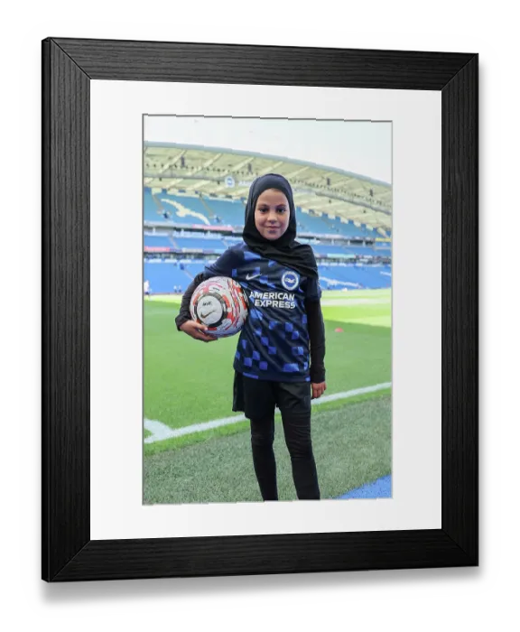 Framed Print : Brighton and Hove Albion Women v PSG Women Pre Season friendly 09AUG26 Framed Print : Brighton and Hove Albion Women v PSG Women Pre Season friendly 09AUG26