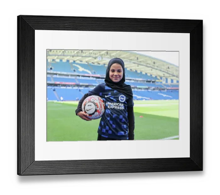 Framed Print : Brighton and Hove Albion Women v PSG Women Pre Season friendly 09AUG26