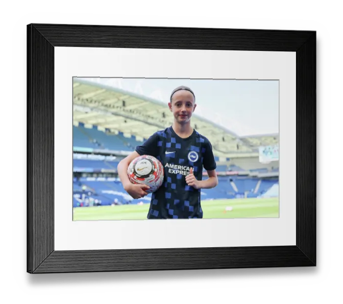 Framed Print : Brighton and Hove Albion Women v PSG Women Pre Season friendly 09AUG26