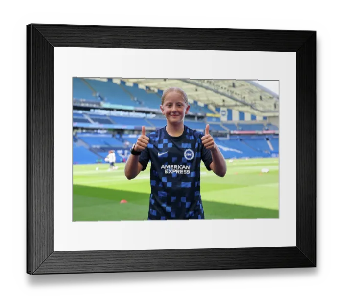 Framed Print : Brighton and Hove Albion Women v PSG Women Pre Season friendly 09AUG26 Framed Print : Brighton and Hove Albion Women v PSG Women Pre Season friendly 09AUG26