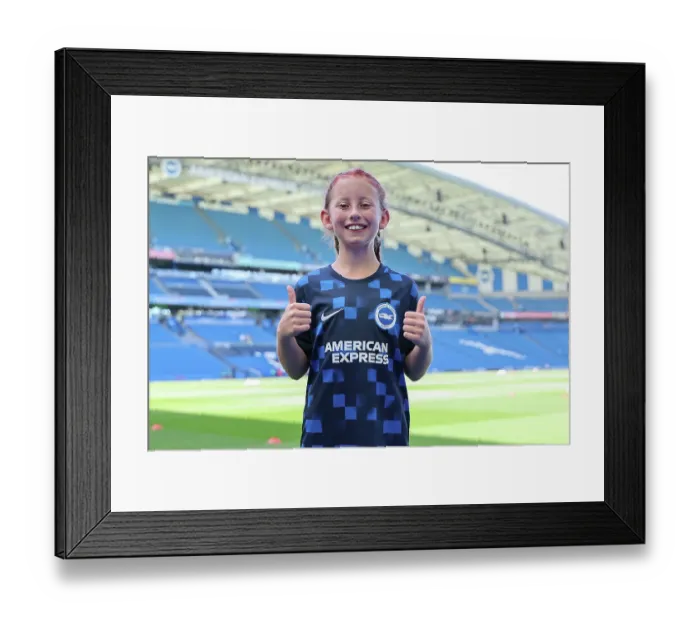 Framed Print : Brighton and Hove Albion Women v PSG Women Pre Season friendly 09AUG26