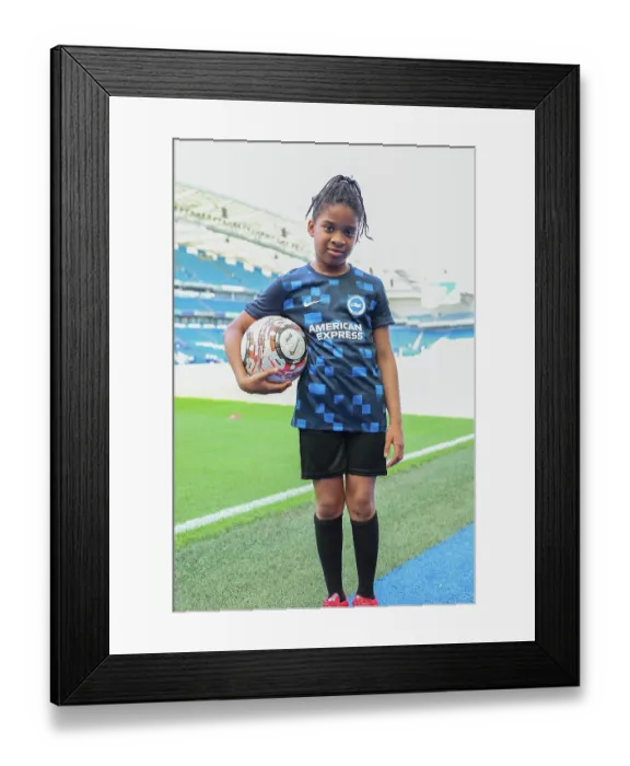Framed Print : Brighton and Hove Albion Women v PSG Women Pre Season friendly 09AUG26 Framed Print : Brighton and Hove Albion Women v PSG Women Pre Season friendly 09AUG26