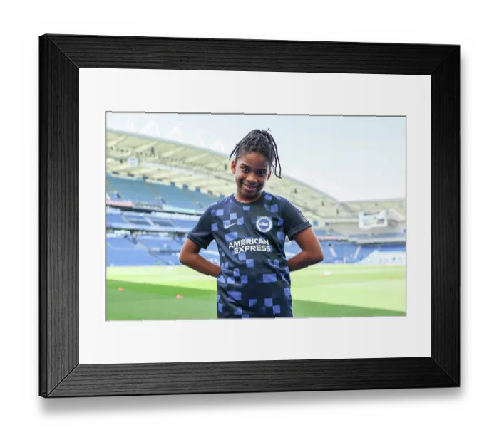 Framed Print : Brighton and Hove Albion Women v PSG Women Pre Season friendly 09AUG26 Framed Print : Brighton and Hove Albion Women v PSG Women Pre Season friendly 09AUG26