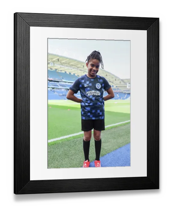 Framed Print : Brighton and Hove Albion Women v PSG Women Pre Season friendly 09AUG26