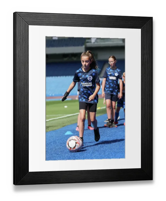 Framed Print : Brighton and Hove Albion Women v PSG Women Pre Season friendly 09AUG26 Framed Print : Brighton and Hove Albion Women v PSG Women Pre Season friendly 09AUG26