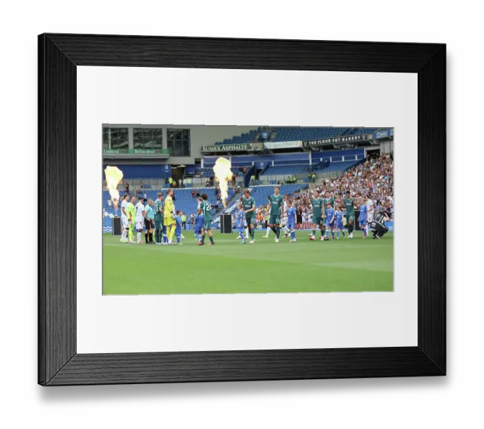 Framed Print : Brighton and Hove Albion v Bologna Premier League 15AUG26