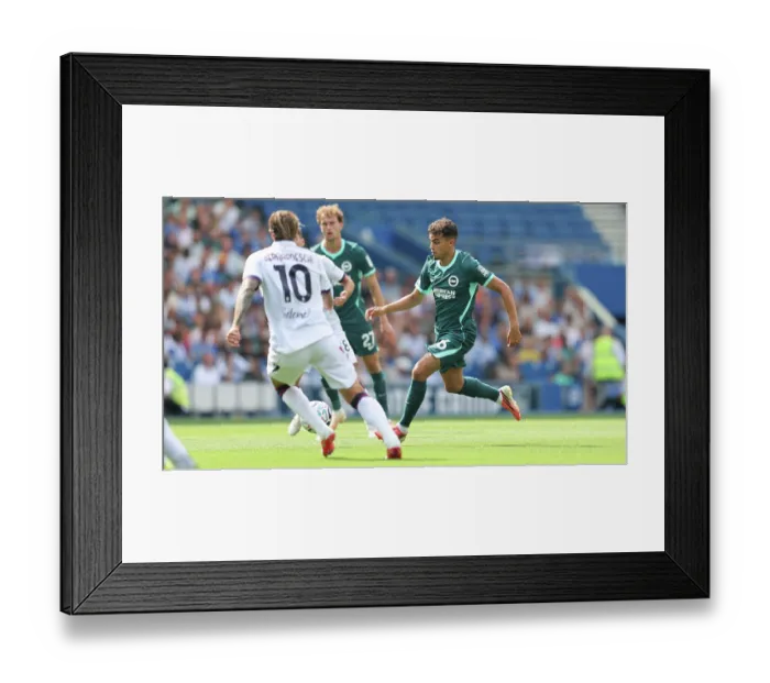 Framed Print : Brighton and Hove Albion v Bologna Premier League 15AUG26