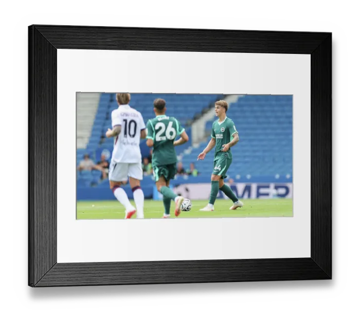 Framed Print : Brighton and Hove Albion v Bologna Premier League 15AUG26