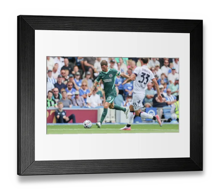 Framed Print : Brighton and Hove Albion v Bologna Premier League 15AUG26