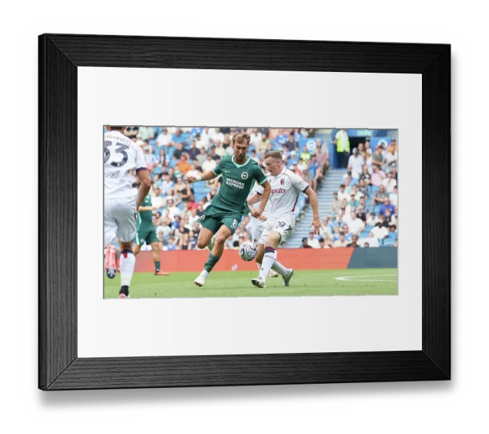 Framed Print : Brighton and Hove Albion v Bologna Premier League 15AUG26