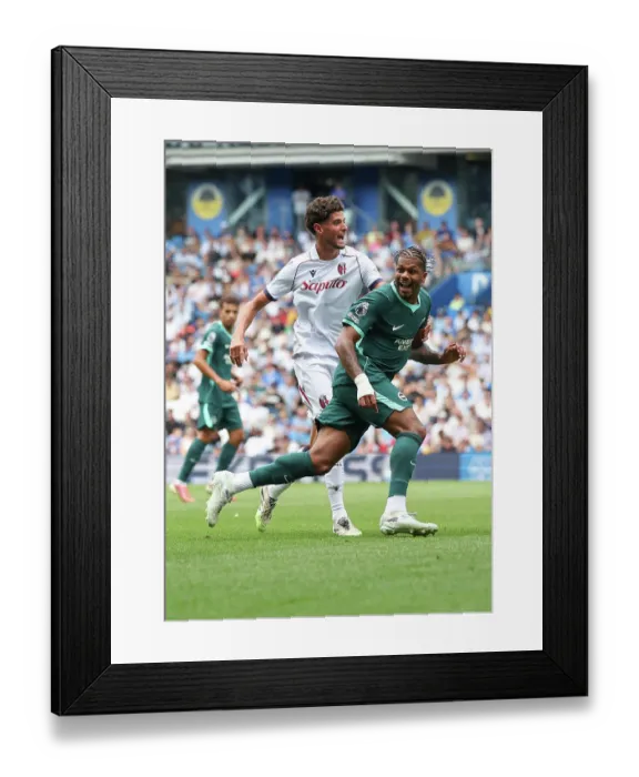 Framed Print : Brighton and Hove Albion v Bologna Premier League 15AUG26