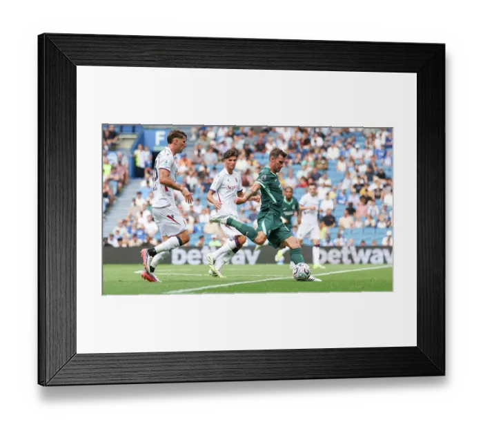 Framed Print : Brighton and Hove Albion v Bologna Premier League 15AUG26