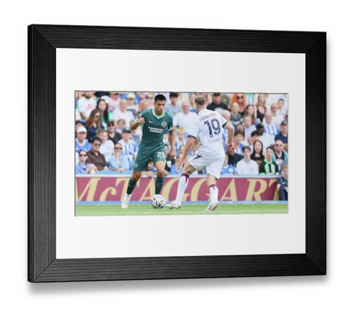 Framed Print : Brighton and Hove Albion v Bologna Premier League 15AUG26 Framed Print : Brighton and Hove Albion v Bologna Premier League 15AUG26